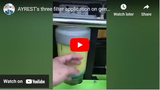 AYREST's drie filtertoepassing op generatorsets